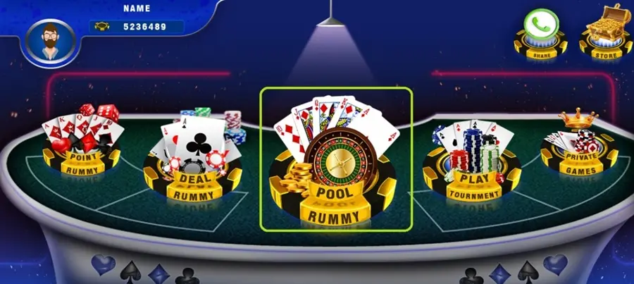 Pool Rummy drop strategy at KM88